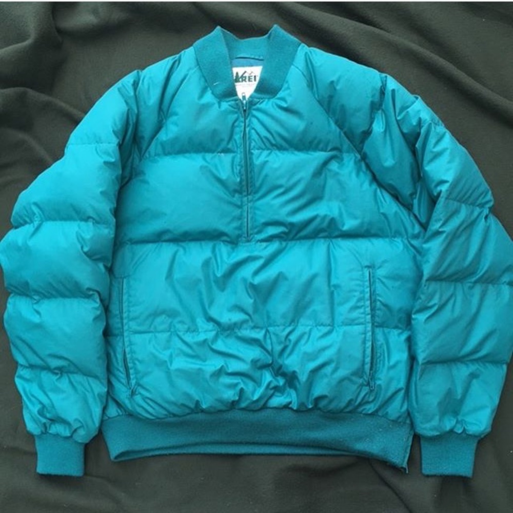 Original Vintage Turquoise REI Bomber!!